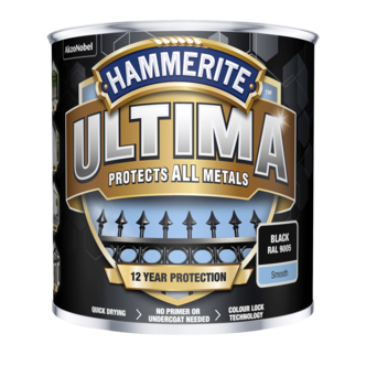 Hammerite Ultima blank metallmaling, 250 ml