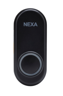 Nexa MLT-1925 Painonappi ovikelloon, musta