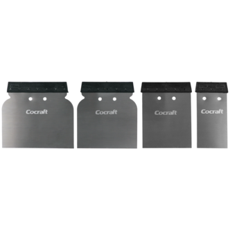 Cocraft japanspackelset med stålblad, 4-pack