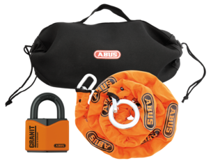 Abus 37/55 Lukkopaketti, riippulukko, 2 m:n kettinki, luokka 3