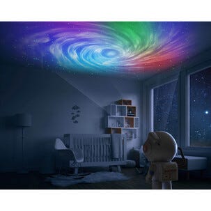 Stellar Light projektorlampa astronaut nattlampa