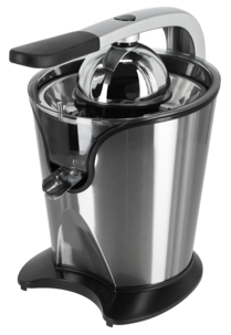 Citruspress juicer i rostfritt stål med pressarm, 400 ml