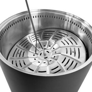 Portabel eldstad med grillgaller, utomhus, 49 x 40 cm