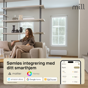Mill Smart WiFi Plug termostat till element