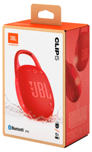 JBL Clip 5 portabel høyttaler med karabinkrok