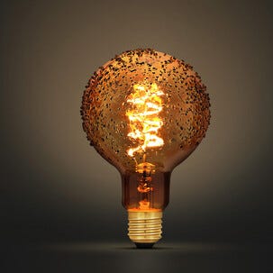 Koristelamppu LED E27 4 W, 95 mm, erittäin lämmin valkoinen