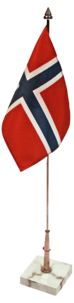Bordflagg Norge 40 cm