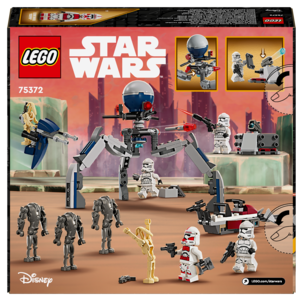 LEGO Star Wars Kloonisoturin ja taisteludroidin taistelupakkaus 75372, yli 7-vuotiaille
