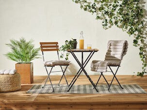 Kafésett, utemøbler med bord og to stoler