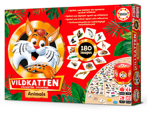 Vildkatten Animals sällskapsspel, 4+