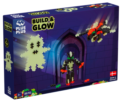 Plus-Plus Build and Glow Rymden 360 bitar, från 5 år