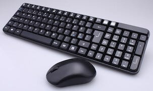 Trådløst tastatur og mus