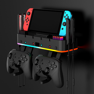 Exibel väggfäste Nintendo Switch, laddning och RGB