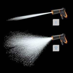 Fiskars strålpistol justerbar, front trigger