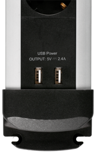 3-veis overspenningsvern USB