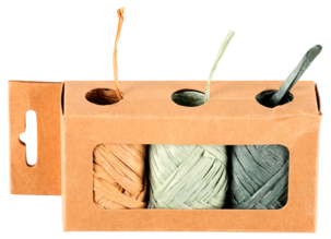 Gavebånd raffia 5 meter, 3-pakning