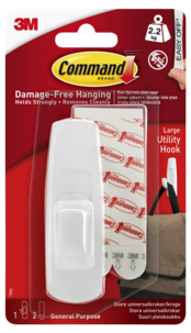 Command Itsekiinnittyvä yleiskoukku 17003, L-koko