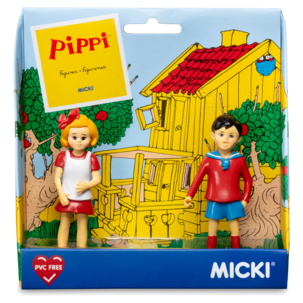 Peppi Pitkätossu Hahmot Tommy ja Annika, yli 3-vuotiaille