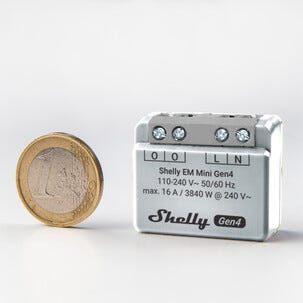 Shelly EM Mini Gen4 smart energimåler med wifi