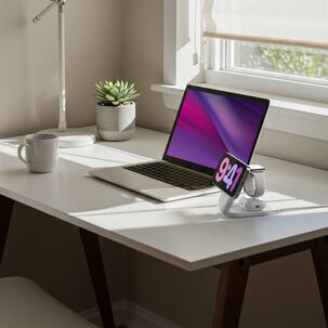 Belkin UltraCharge 3-i-1 sammenleggbar Qi2-lader, 25W