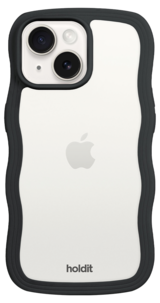 Holdit Wavy Case iPhone 17e, 16e, 15, 14, 13 mobilskal