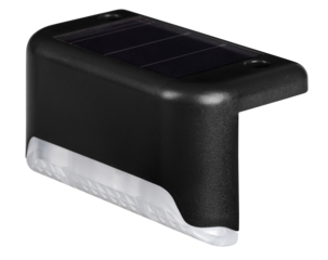 Solcellsbelysning räcke och staket, 3-pack