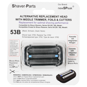 Rakhuvud 53B till rakapparat Braun Series 5/6