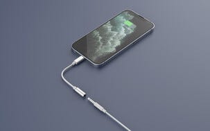 Lightning- til 3,5 mm-adapter, hodetelefoner iPhone