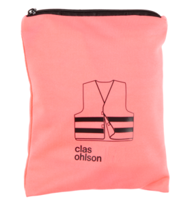Refleksvest, rosa, Clas Ohlson