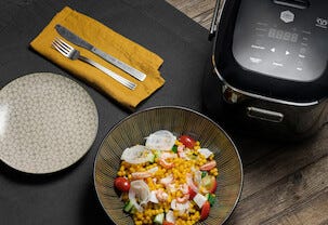 OBH Nordica Versatile riskokare, 2 liter, svart