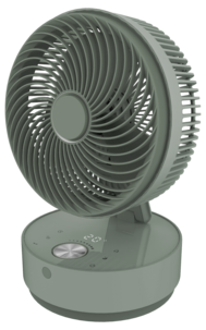 Pöytätuuletin ajastimella 24 cm, kokoontaitettava