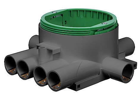 Koblingsboks, enkelgips