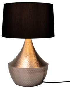 Northlight Elliot bordlampe i hamret metall, 45 cm