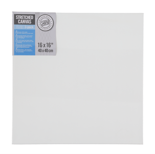 Målardukar med kilramar Sang, bomull 3-pack