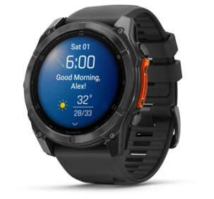Garmin Fenix 8 Urheilukello GPS harmaa, musta
