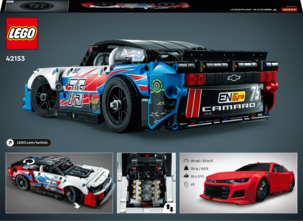LEGO Technic Nascar Next Gen Chevrolet Camaro ZL1 42153, yli 9-vuotiaille