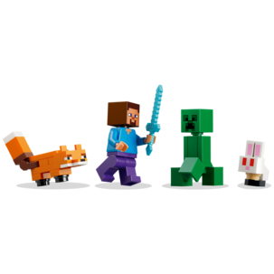 LEGO Minecraft Steves eventyr på taigaen 21583, fra 6 år