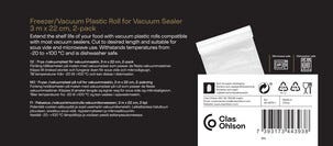 Vakuumplast på rull 3 meter 2-pakning