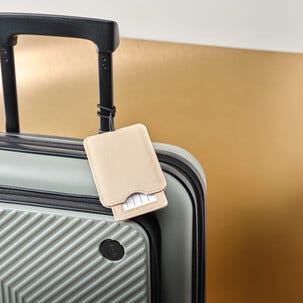 Passfodral och bagagebricka reseset, konstläder