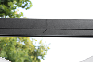 Pergola med soltak, 2,9 x 2,9 meter