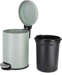 Pedalbøtte 3 liter, myk lokking