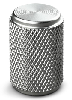 Knopp Rimini rostfri finish, 2-pack