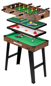 PowerPlay fotbollsspel spelbord 4-i-1, från 5 år