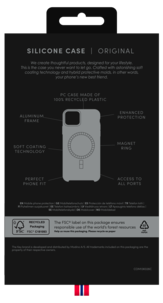 Suojakuori silikonia iPhone 15 Plus, Key Original