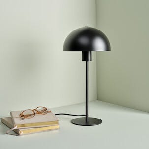 Northlight Ville bordslampa, 40 cm, svart