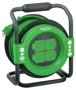 Schneider Professional kabelvinda utomhus, köldtålig