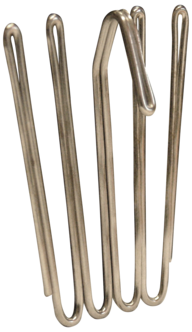 Fingerkrok gardin, gardinkrok hög fattning, 10-pack 