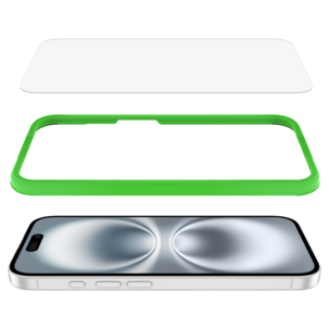 Belkin Recycled InvisiGlass iPhone 15  og 16 skjermbeskytter