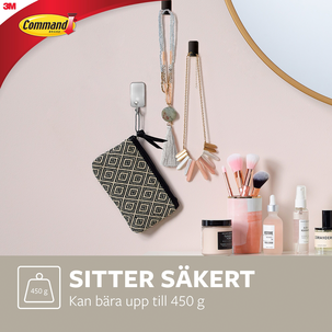 Command selvheftende krok, small