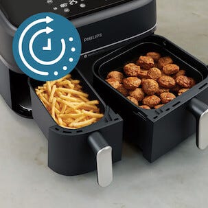 Philips Airfryer 3000 Series dubbel, 9 l, NA351/00